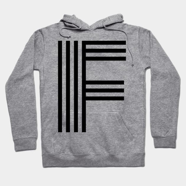 Alphabet F (Uppercase letter f), Letter F Hoodie by maro_00